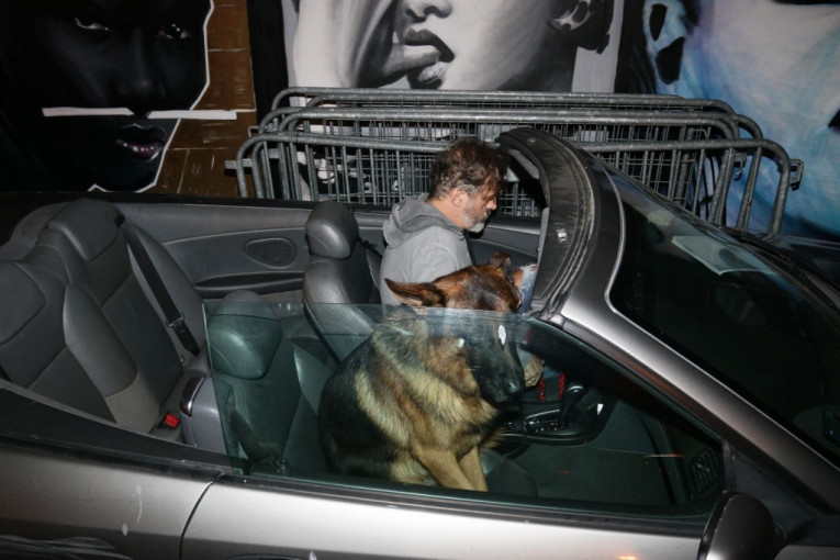 Sergej Trifunović na promociji Sajsi MC nakon koje je prijavio suprugu Isidoru Mijanović za nasilje