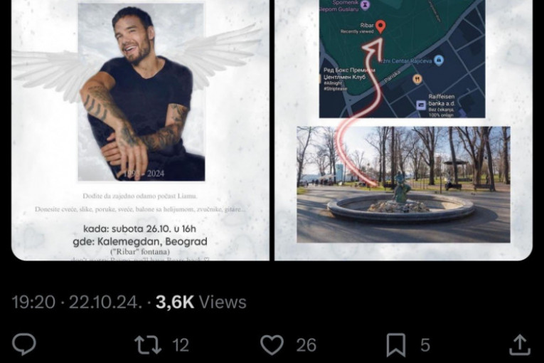 Fanovi Lijama Pejna se okupljaju u Srbiji