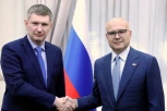 Premijer Vučević se sastao sa ruskim ministrom za ekonomski razvoj Maksimom Rešetnjikovom