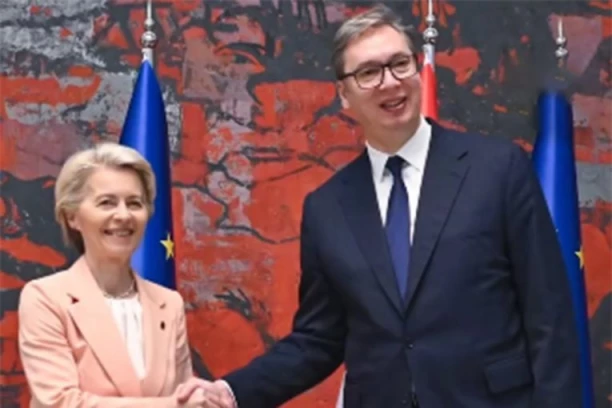 VELIKI DIPLOMATSKI DOGAĐAJ! Vučić dočekuje Ursulu fon der Lajen u Palati Srbija!