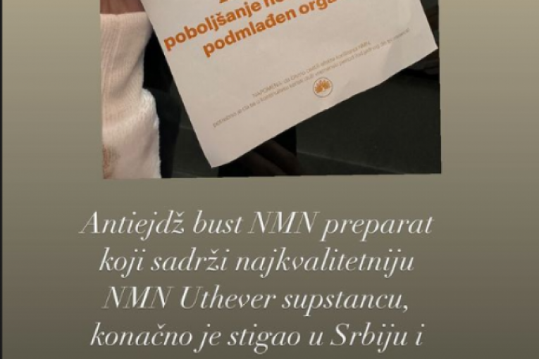 Ana Korać koristi NMN kapsule