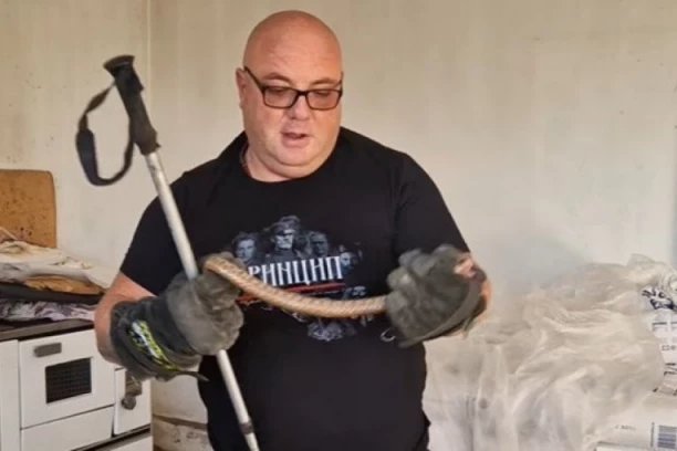 VLADICA IH MOTA KAO KABLOVE: Ruke u ranama, ali ne odustaje (VIDEO)