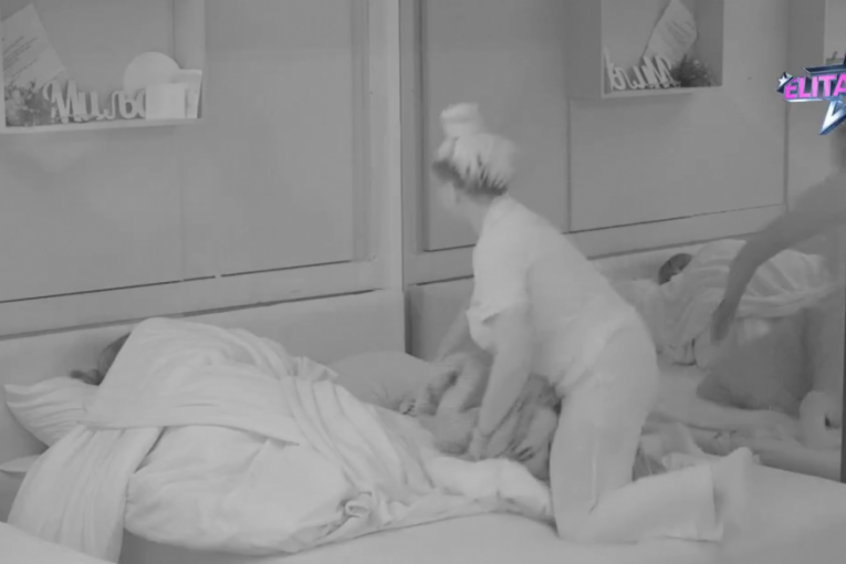 Miljana Kulić i Matea Stanković u istom krevetu Elita 8 Zadruga