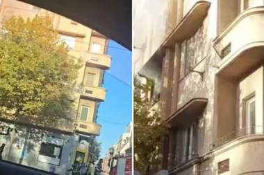 GORI STAN U CENTRU BEOGRADA: Gust dim kulja na sve strane (VIDEO)