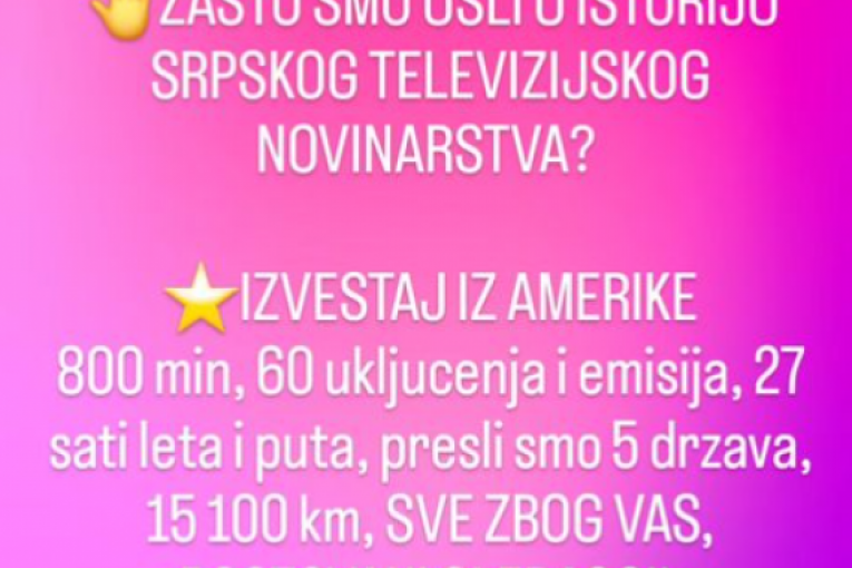 Saopštenje Jovane Jeremić