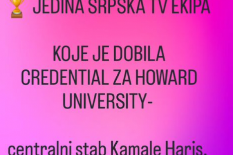 Saopštenje Jovane Jeremić