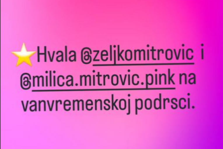 Saopštenje Jovane Jeremić