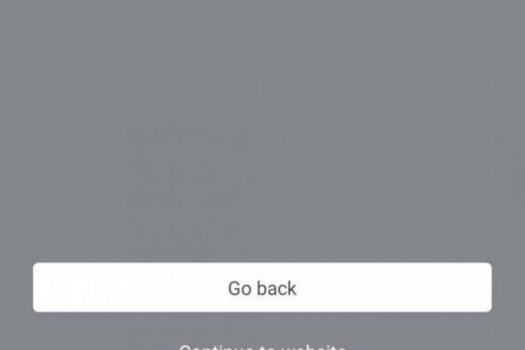 Oni koji su već bili na sajtu i probali da otvore novu stranicu, odmah su bili onemogućeni da to urade