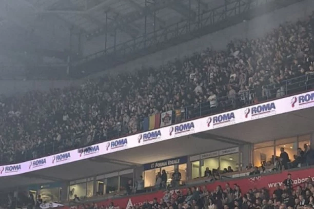 NEMA PREDAJE! Navijači Partizana poslali jasnu poruku Rumunima pred meč protiv lažne države Kosovo!