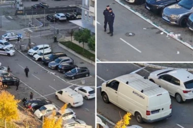 MUŠKARAC BEZ SVESTI SA KRVAVOM GLAVOM LEŽAO NA PODU! Prve fotografije drame kod Belvila: "Tukao ga je drškom pištolja"! (FOTO)