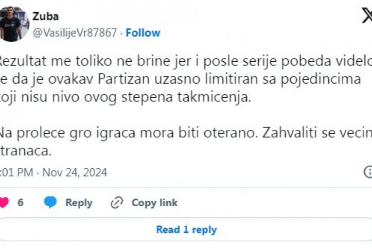 Navijači Partizana gube strpljenje