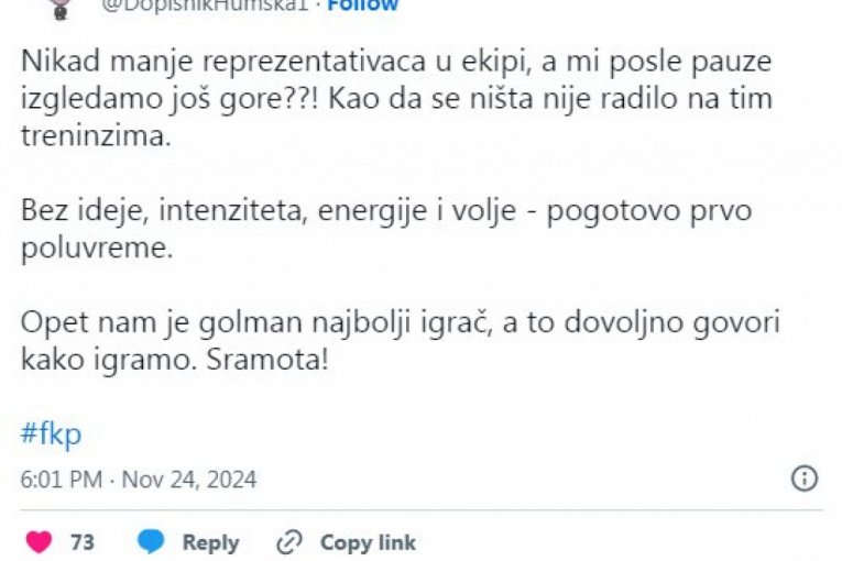 Navijači Partizana gube strpljenje