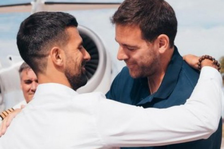 Veliki prijatelji Đoković i Del Potro