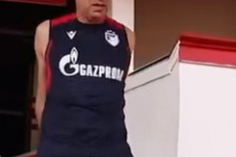 Trening Zvezdana Terzića na beogradskoj Marakani