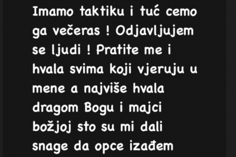 Filip Car nakon borbe