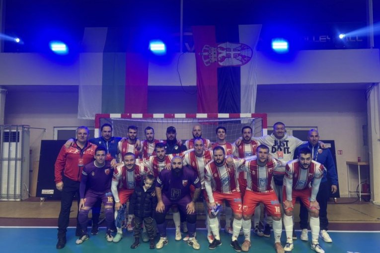 KMF Crvena zvezda je uveličala proslavu rođendana Futsal kluba Levski