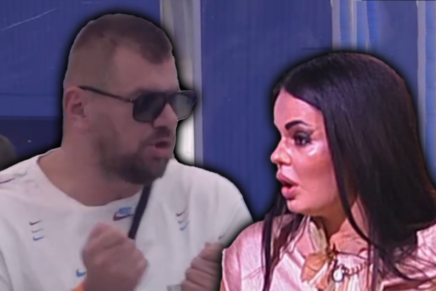 GAĐAO JE HRANOM PA POČEO DA JE ČUPA! Obezbeđenje prati Janjuša u stopu, Jovana URLA NA SAV GLAS!