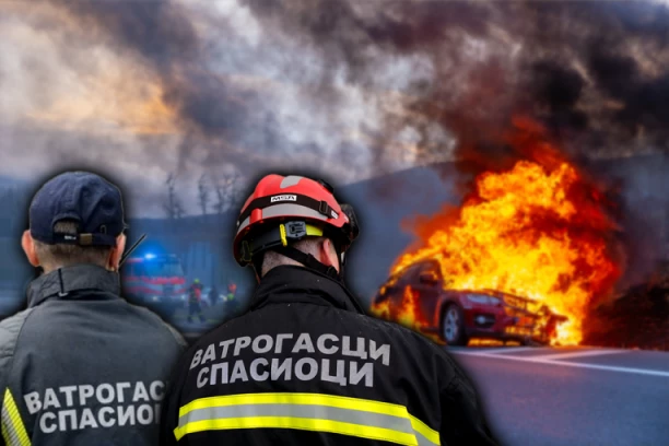 IZGORELI AUTOMOBILI NA MILJAKOVCU! Požar napravio ogromnu materijalnu štetu!