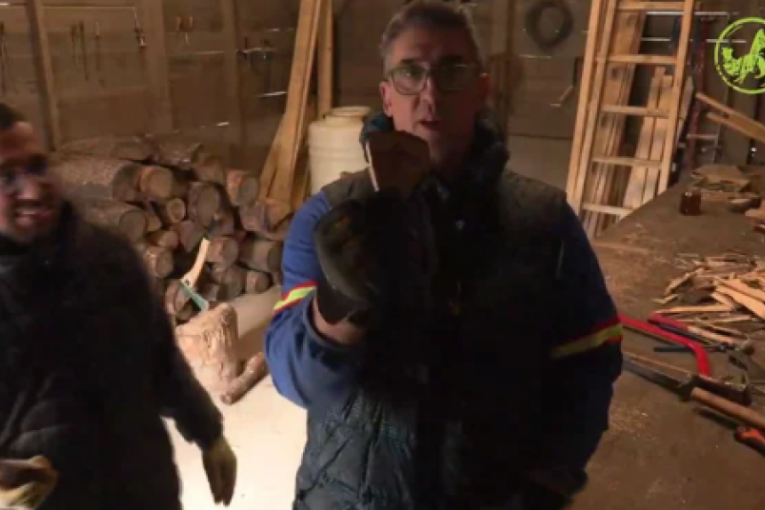 Kristijan pokazao drvo