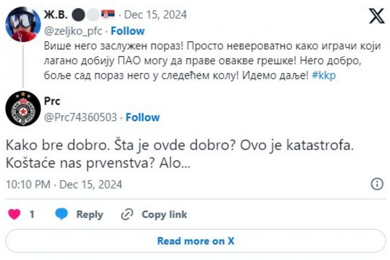 Košarkaši i trener Obradović su se našli na meti kritika navijača