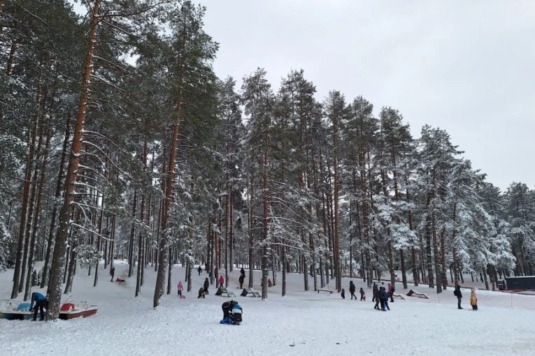 PADA SNEG NA ZLATIBORU! Pogledajte kako se zabelelo uoči Prvog maja: Roštilj uz zimsku opremu (VIDEO)