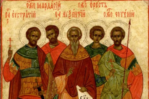 SPC SE SEĆA PET MUČENIKA! Sutra su Sveti Evstratije, Aksentije, Evgenije, Mardarije i Orest