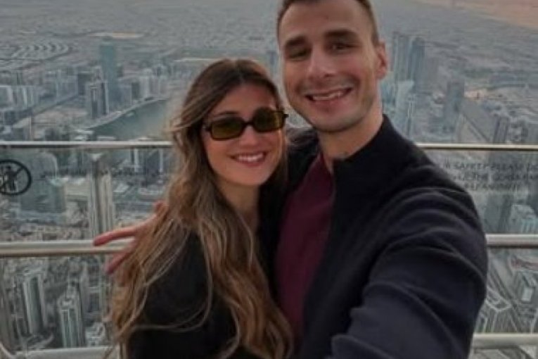 Katarina Lazić i Nemanja Dangubić u Dubaiju