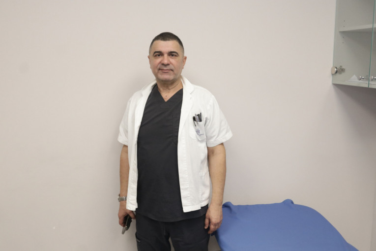 Načelnik prijemno-trijažne službe Urgentnog centra hirurg dr Vladimir Arsenijević