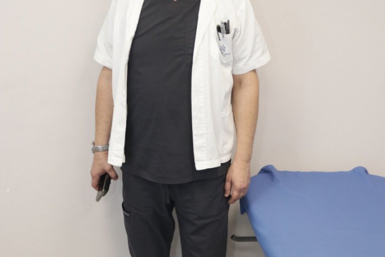 Načelnik prijemno-trijažne službe Urgentnog centra hirurg dr Vladimir Arsenijević