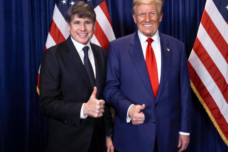 Rod Blagojević i Donalnd Tramp