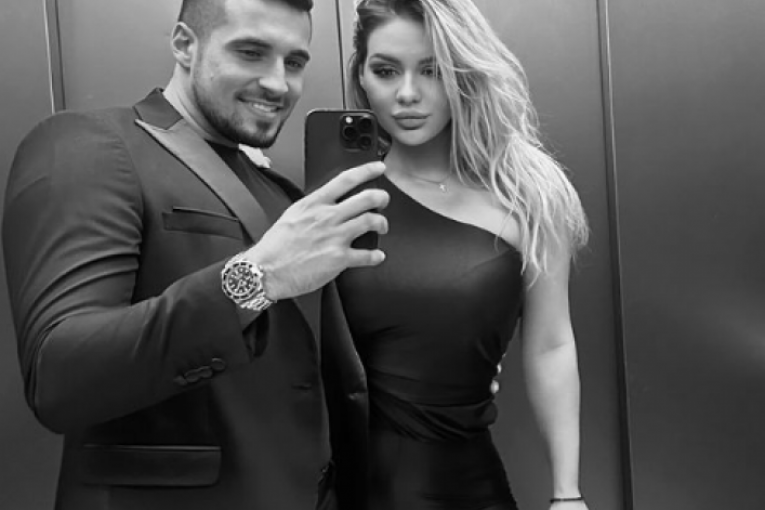 Marko Bijelić sa devojkom