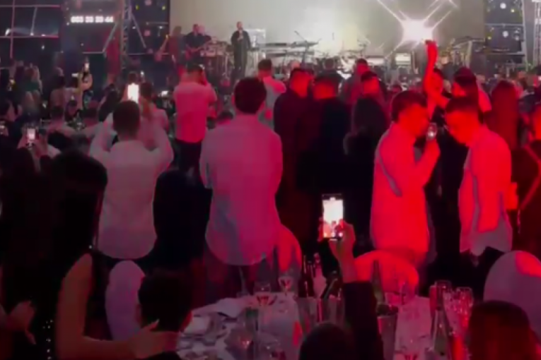 Uroš Živković proslava Nove godine