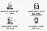 ČITAVA PORODICA NA JEDNOJ UMRLICI! Prijatelji se opraštaju od ubijenih Martinovića na Cetinju: Neka vam bog podari...