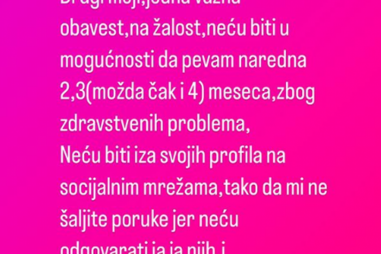 Sara Reljić operisana