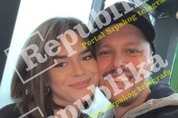 Igor Kojić sa ženom Sofijom Dacić