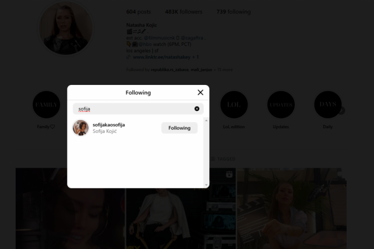 Nataša prati novu snajku
