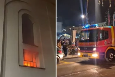 ZAPALILA SE CRKVA TOKOM PALJENJA BADNJAKA! (VIDEO)