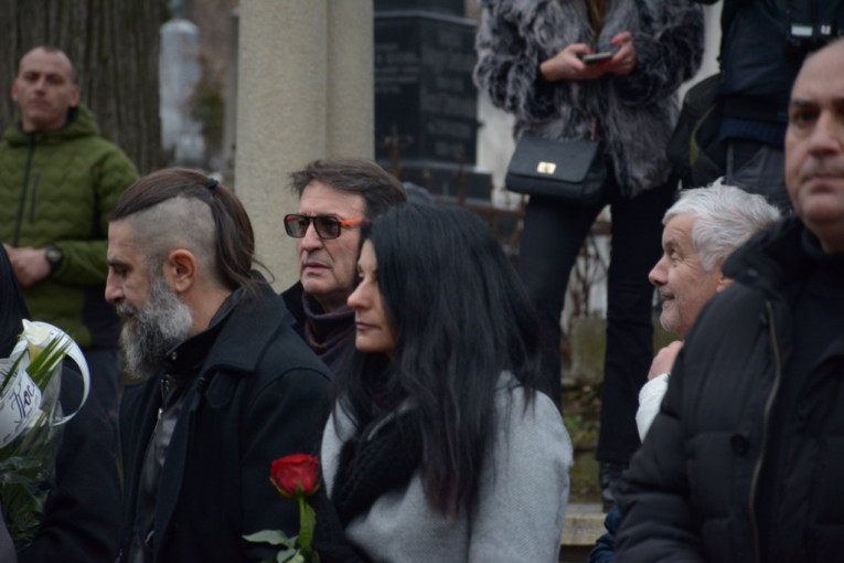 Jovan Memedović na sahrani Milorada Milinkovića