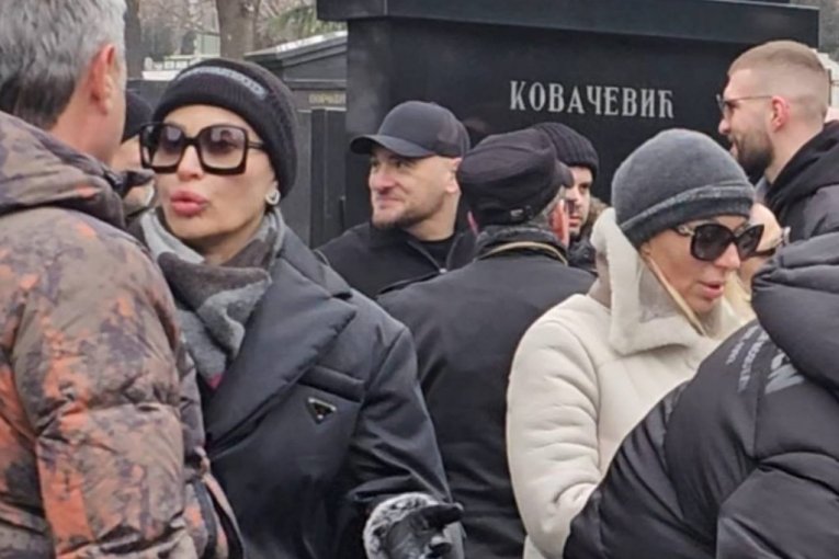 Luka Bojović na Arkanovom pomenu