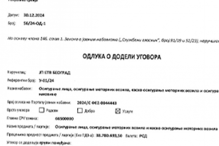 (podaci s portala javnih nabavki)