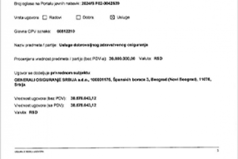 (podaci s portala javnih nabavki)