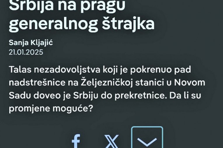 Tekstovi u stranim medijima