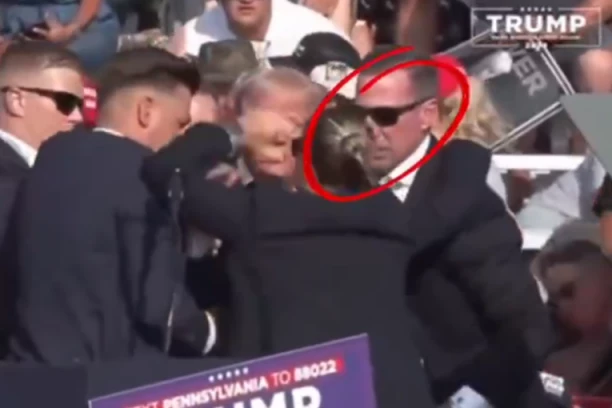 TRAMP IMENOVAO NOVOG ŠEFA TAJNE SLUŽBE: Skočio na binu da telom zaštiti život republikanca u Pensilvaniji (VIDEO)
