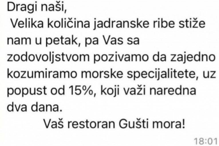 Ugostitelji rekli "NE" opoziciji