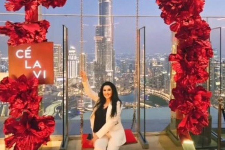 Dragana Mirković u Dubaiju instagram