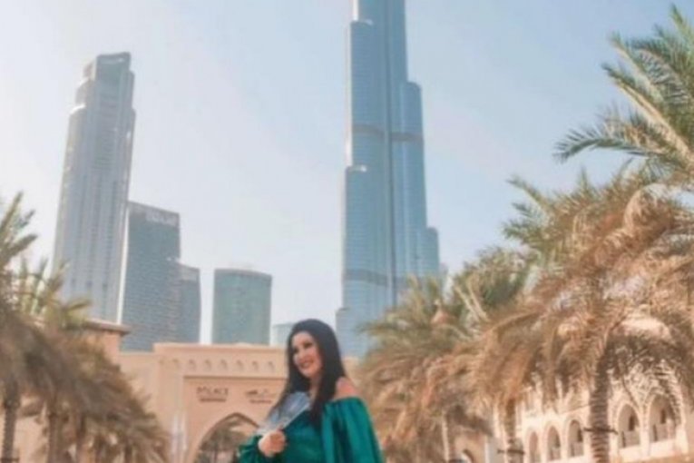 Dragana Mirković u Dubaiju instagram