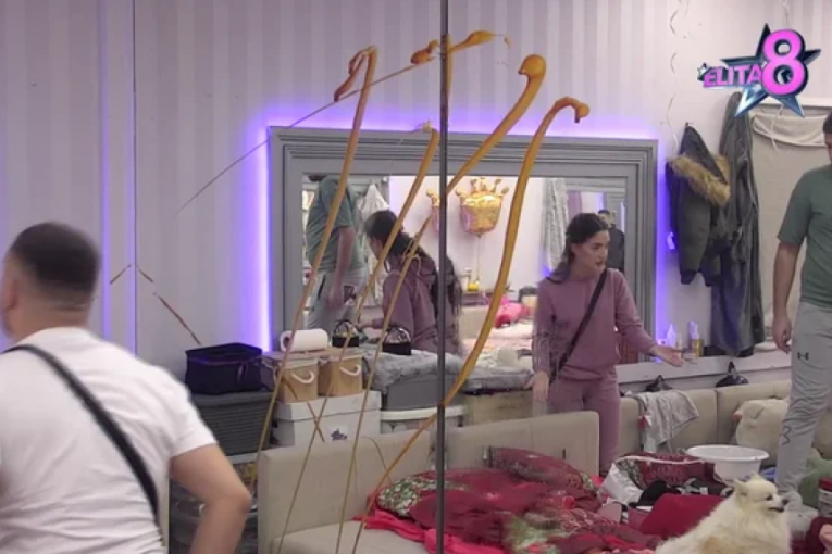 Anđela i Gastoz napravili haos u spavaćoj sobi Elita 8 Zadruga