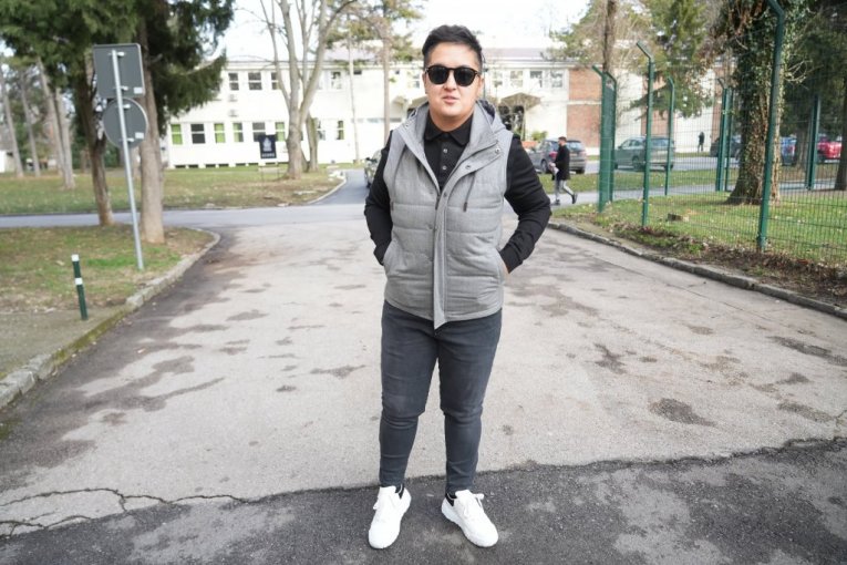 Marija Šerifović na snimanju