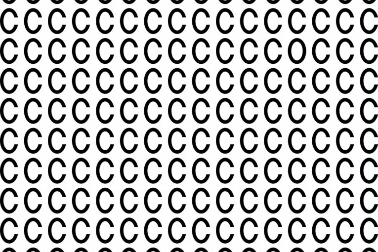 PROVERITE DA LI IMATE SNAJPERSKI VID, PRONAĐITE JEDINO SLOVO O NA SLICI: Samo 3 odsto ljudi ovo može da uradi za 7 sekundi (FOTO)