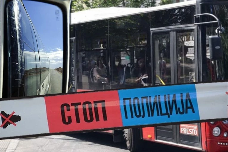 HOROR NA STANICI: Motor autobusa u plamenu, reakcija vozača šokirala putnike (VIDEO)
